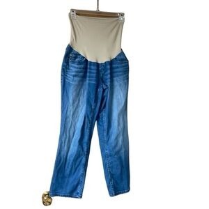 Indigo Blue size large maternity jeans